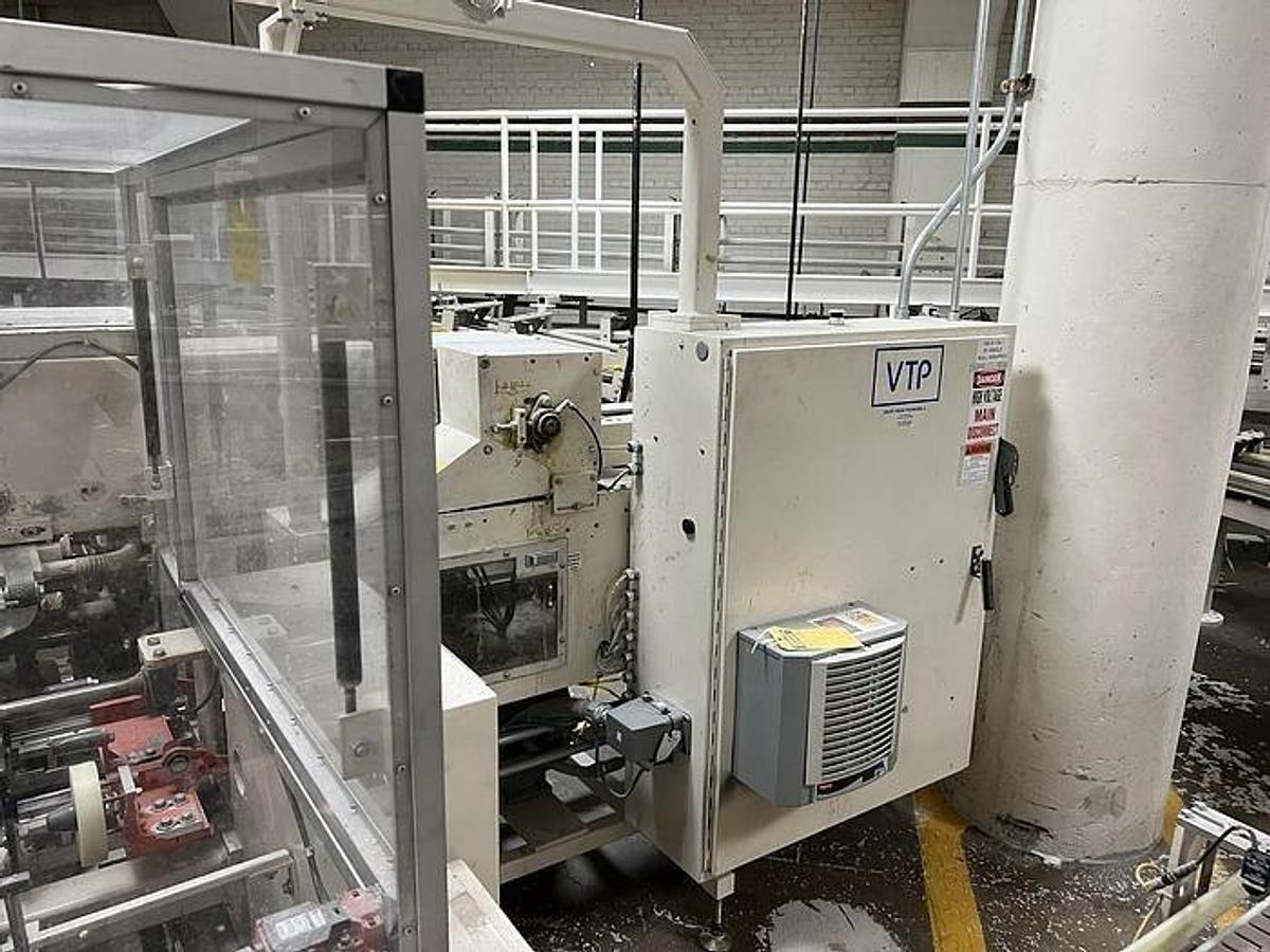 Used VTP VALLEY TISSUE PACKAGING MODEL 8450 SINGLE ROLL TISSUE WRAPPER