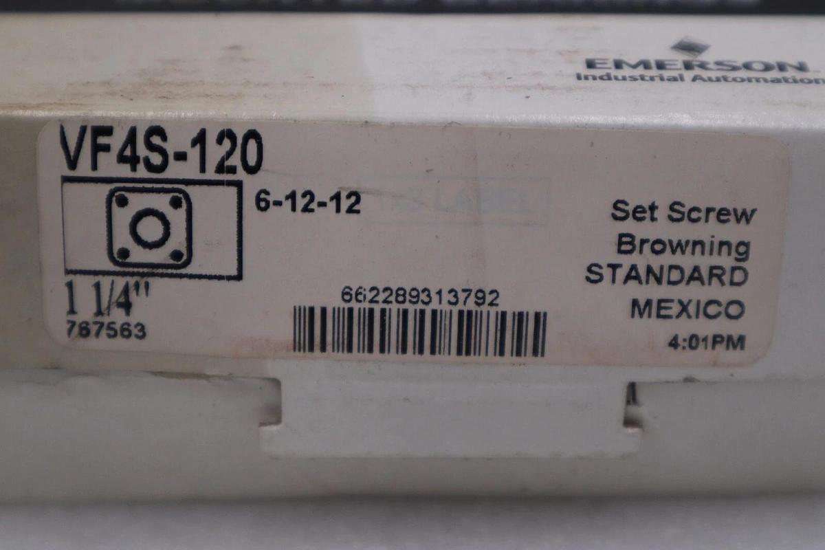 Used REGAL REXNORD BROWNING VF4S-120 / VF4S120 (NEW IN BOX) STOCK H484A