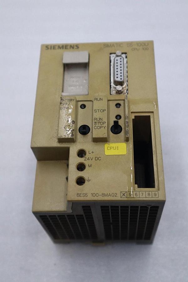 Used Siemens | 6ES5100-8MA02 | CPU100 Processor Module STOCK 5383