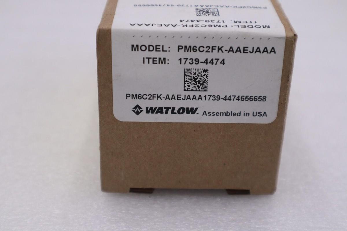 Used WATLOW TEMPERATURE CONTROLLER 1739-4474 / PM6C2FK-AAEJAAA NEW IN BOX STOCK G697A