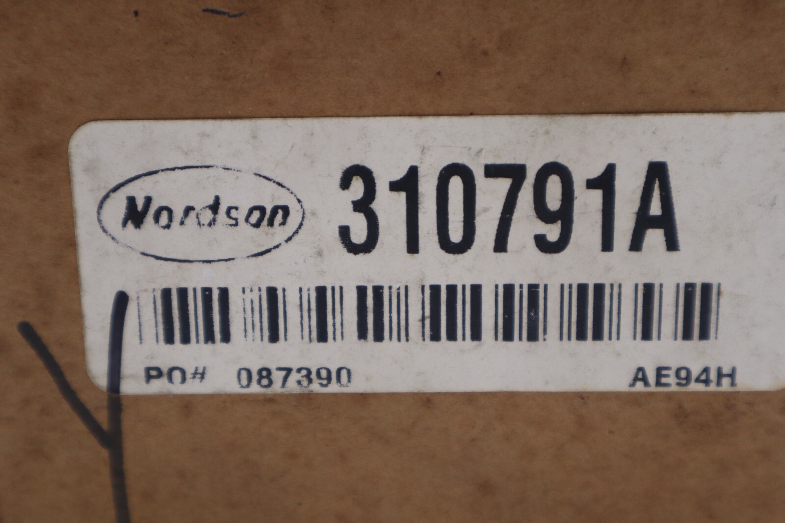 Used NORDSON 310791A CIRC BLOCK KIT STOCK #107-A