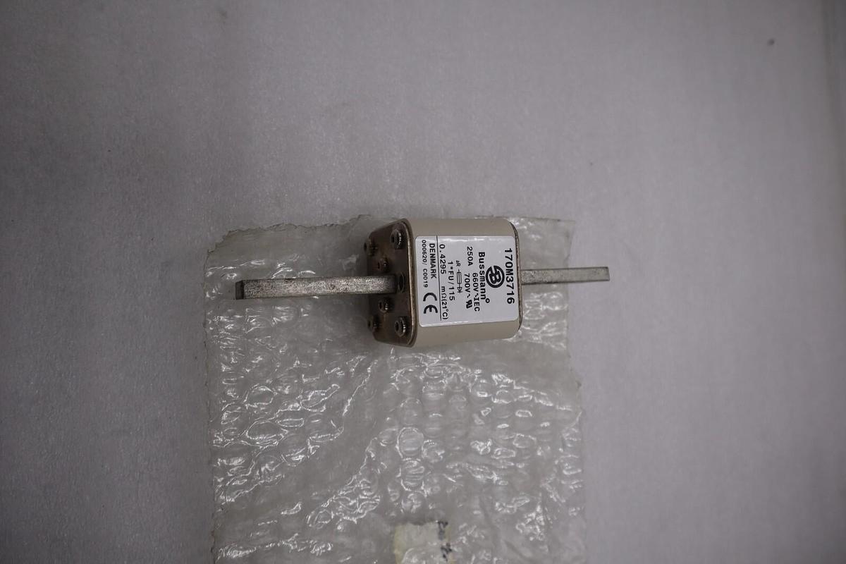 Used BUSSMANN 170M3716, High Speed Fuse, 250AMP FREE SHIPPING NEW #G932A