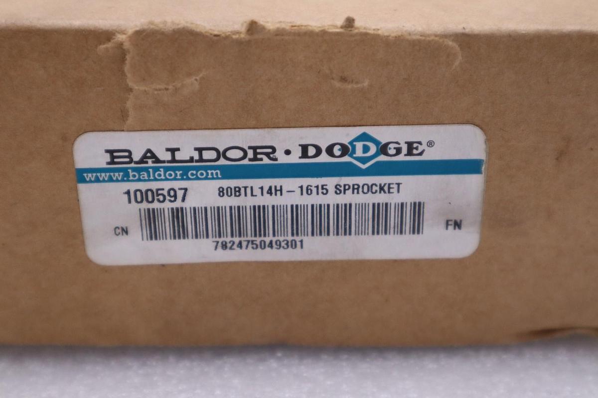 DODGE 100597 80BTL14H-1615 SPROCKET FOR 1615 BUSHING STOCK H839A
