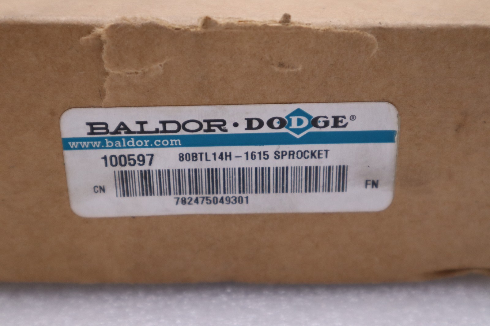DODGE 100597 80BTL14H-1615 SPROCKET FOR 1615 BUSHING STOCK H839A