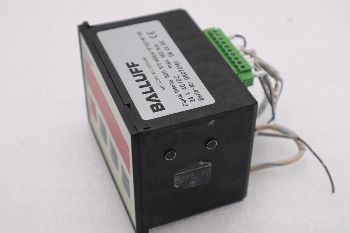 Used BALLUFF BDD 611-R3Q4-0-52-N-00 DIGITAL DISPLAY 6 DIGIT STOCK K-664-C
