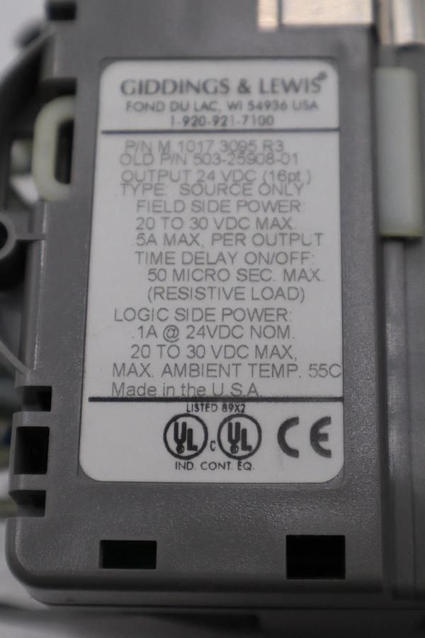 Used GIDDINGS & LEWIS DANAHER MOTION M.1017.3095 R3 / M10173095 R3 MODULE #6000