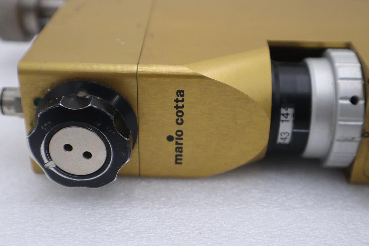 Used Mario Cotta 45 880 CB Gold Pneumatic Shear Knife Holder STOCK S-125-A