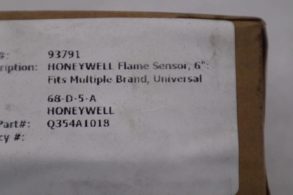 Used Resideo Q354A1018/ Q354A 1018 Flame Sensor 6 Inch - NEW IN BOX - STOCK 5059CC