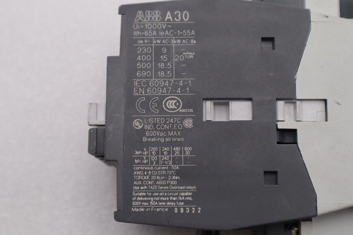 Used USED ABB A30 CONTACTOR STOCK L-643