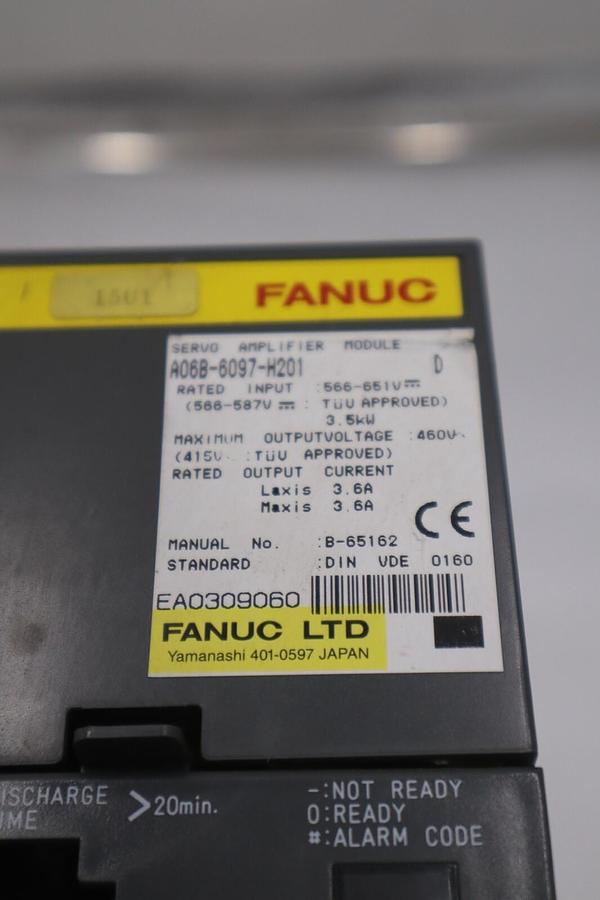 Used FANUC A06B-6079-H201 SERVO AMPLIFIER STOCK 112B