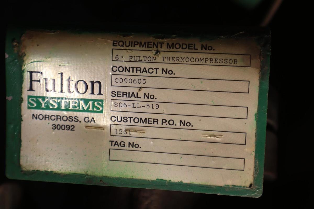 Used Fisher Control Valve Fulton Boiler Steam Valve With Pneumatic Actuator