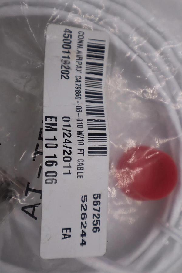 Used NEW AI-TEK INSTRUMENTS CA79860-06-010 COMPATIBLE 2 PIN CONNECTOR / 10 FOOT CABLE