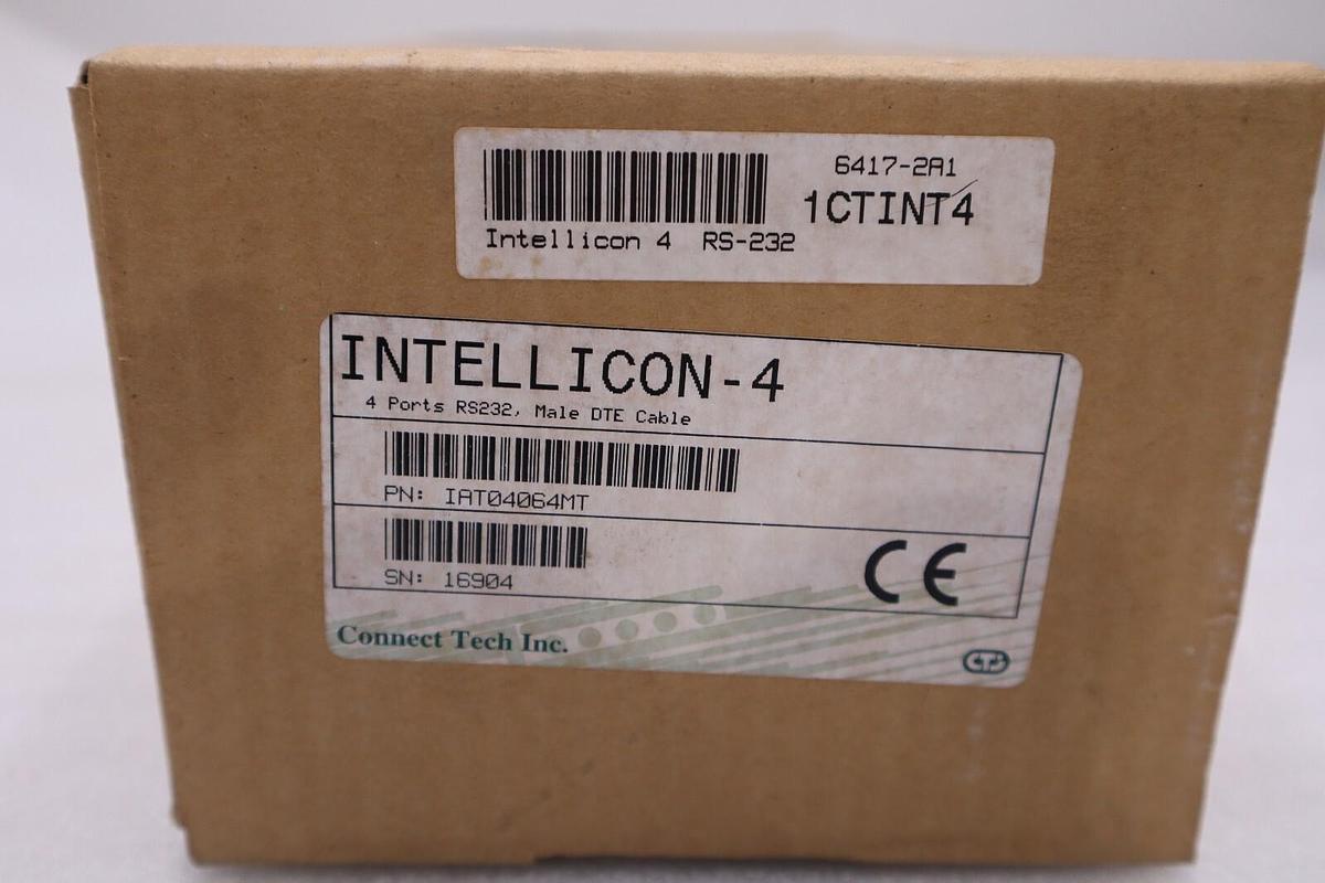 INTELLICON-4 RS-232 PN: IAT04064MT Intellicon 4 Port w/ Male DTE Cable NEW #H34