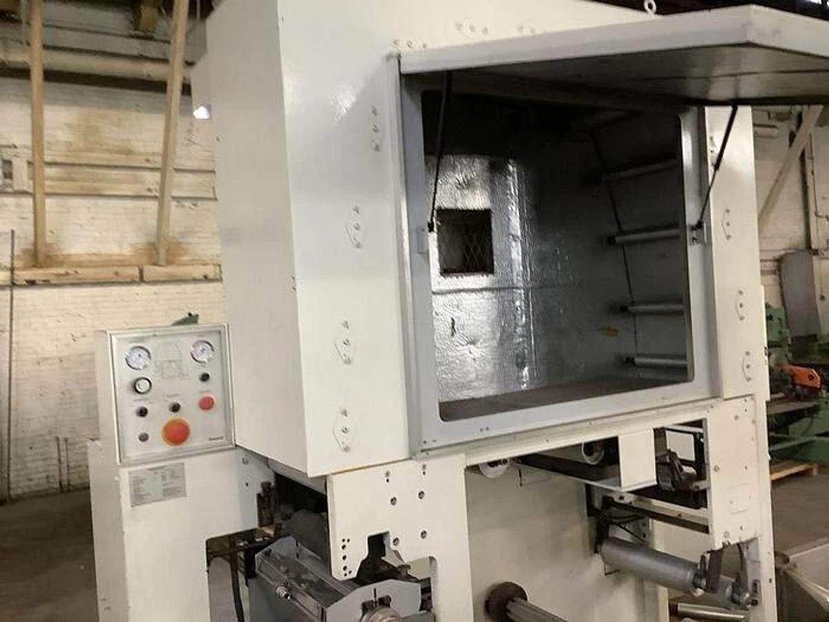 Used 15" WIDE CHESNUT ENGINEERING 1 COLOR PRINTER 2 ROLL ROTOGRAVURE AND LAMINATING