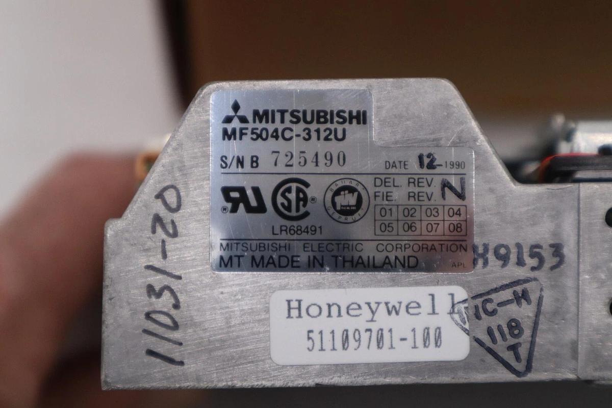 Used HONEYWELL 51109701-100/ MF504C-312U FLOPPY DISK DRIVE 5.25INCH STOCK G424
