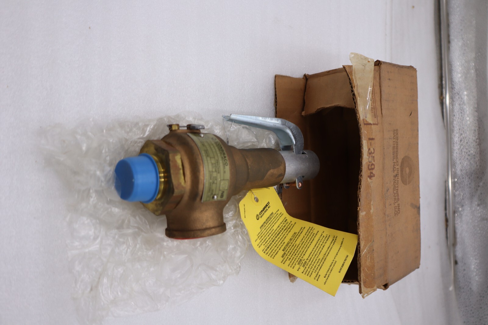 Used NEW OPEN BOX CONBRACO VALVE 19-KFEA-125 Industries SET 125 STOCK H1051