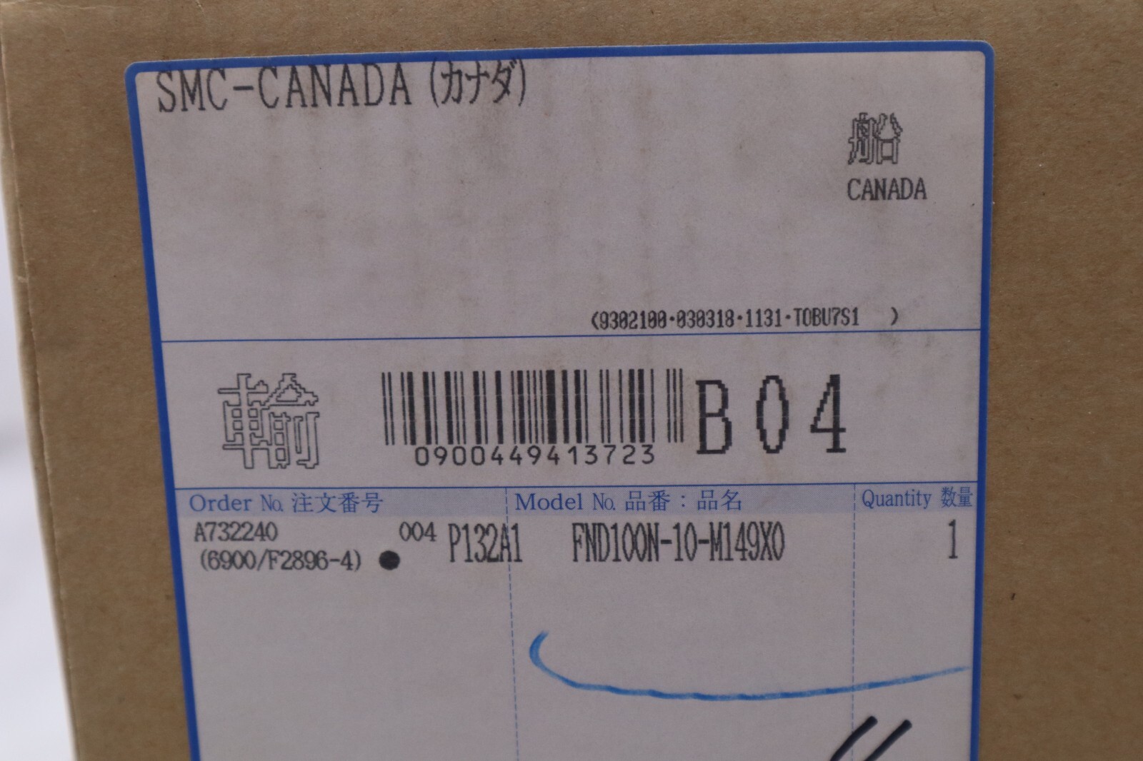 SMC FND100N-10-M149X0 dust recovery filter NEW UNIT STOCK S-302