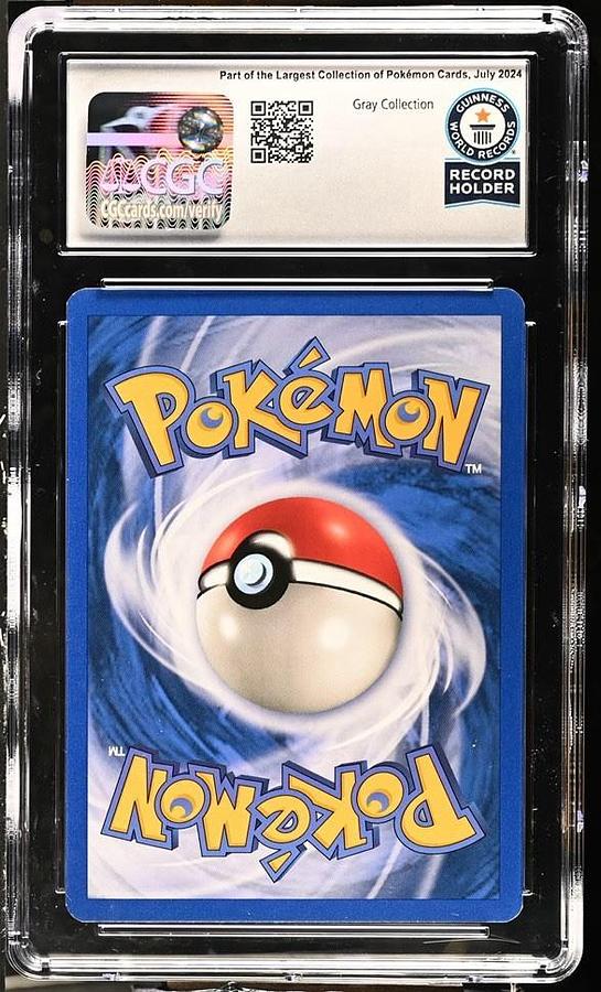 Used 2002 Pokemon Neo Destiny 70 Larvitar CGC WORLD RECORD 1/1 GUINNESS SLAB
