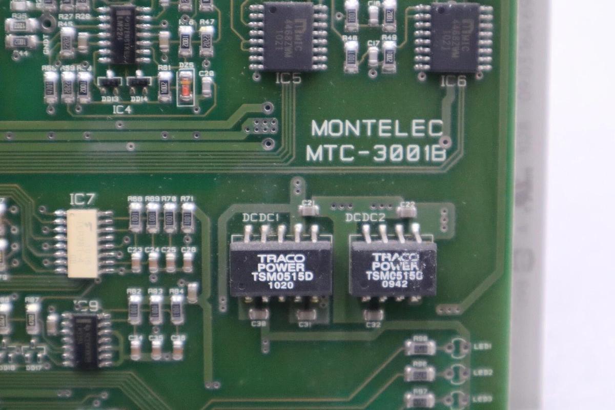 Used PASABAN MONTELEC MTC3001-DC DRIVE CONTROL PLC #3977-A