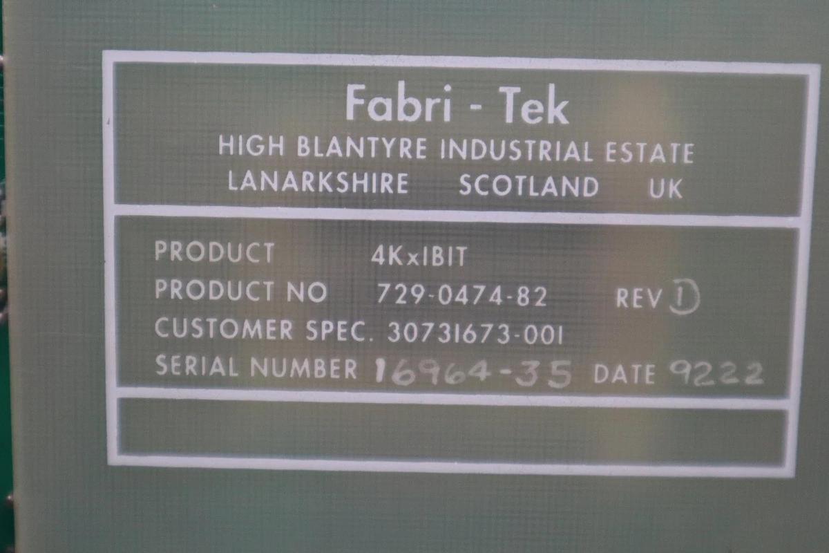 Used NEW CTS CORPORATION 729-0474-82 CIRCUT BOARD STOCK G597