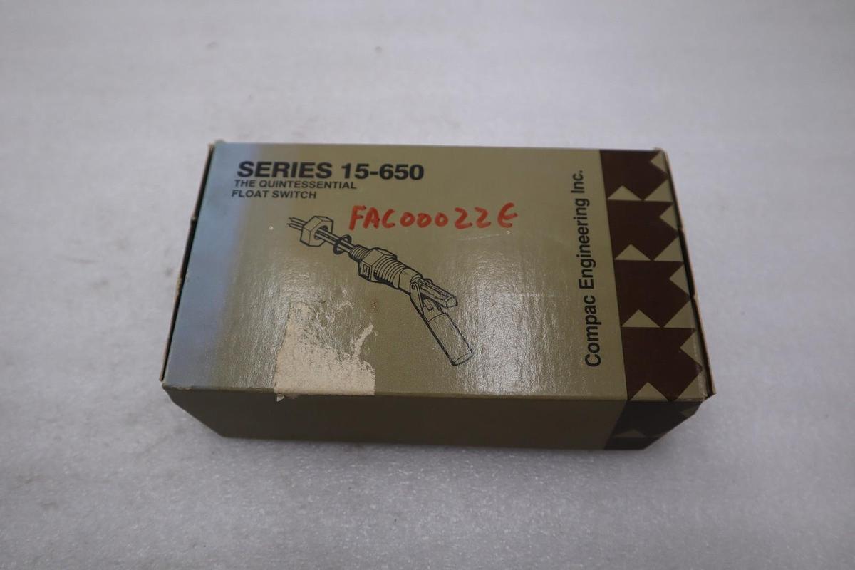 COMPAC ENGINEERING Series 15-650 Float Switch - NEW IN BOX - STOCK 869B