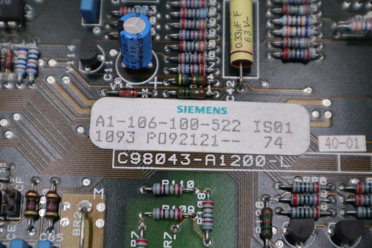 SIEMENS C98043-A1200-L PC BOARD CONTROL CARD - NEW NO BOX -STOCK 1876CC