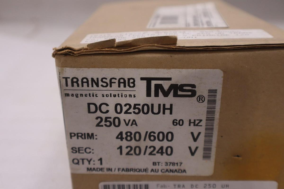 TRANSFAB TMS DC 0250UH 250V NEW IN BOX STOCK GF-1055