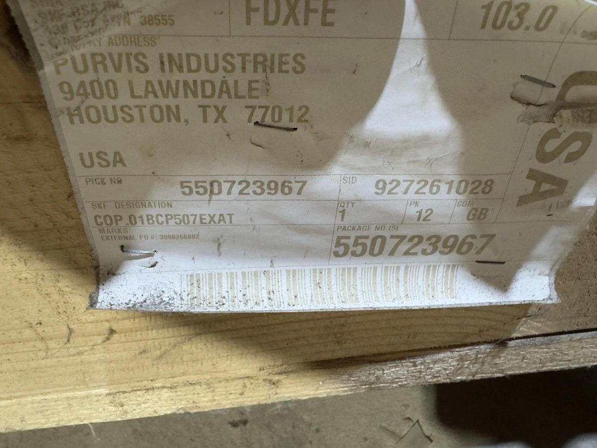 Used NEW SKF COP.01BCP507GRAT/ 01BCP507EXAT COOPER PILLOW BLOCK BEARING STOCK S680