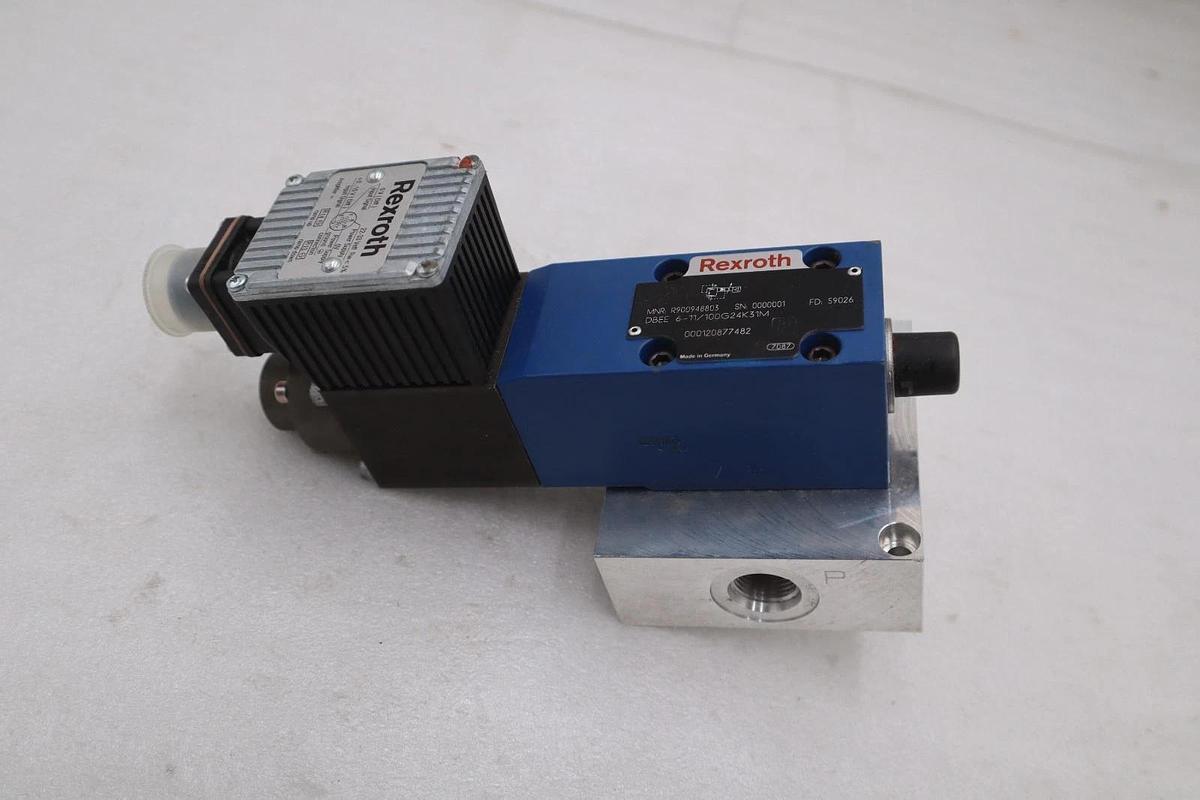 Used REXROTH R900948803 PROPORTIONAL VALVE DBEE6-11/100G24K31M - STOCK GF545