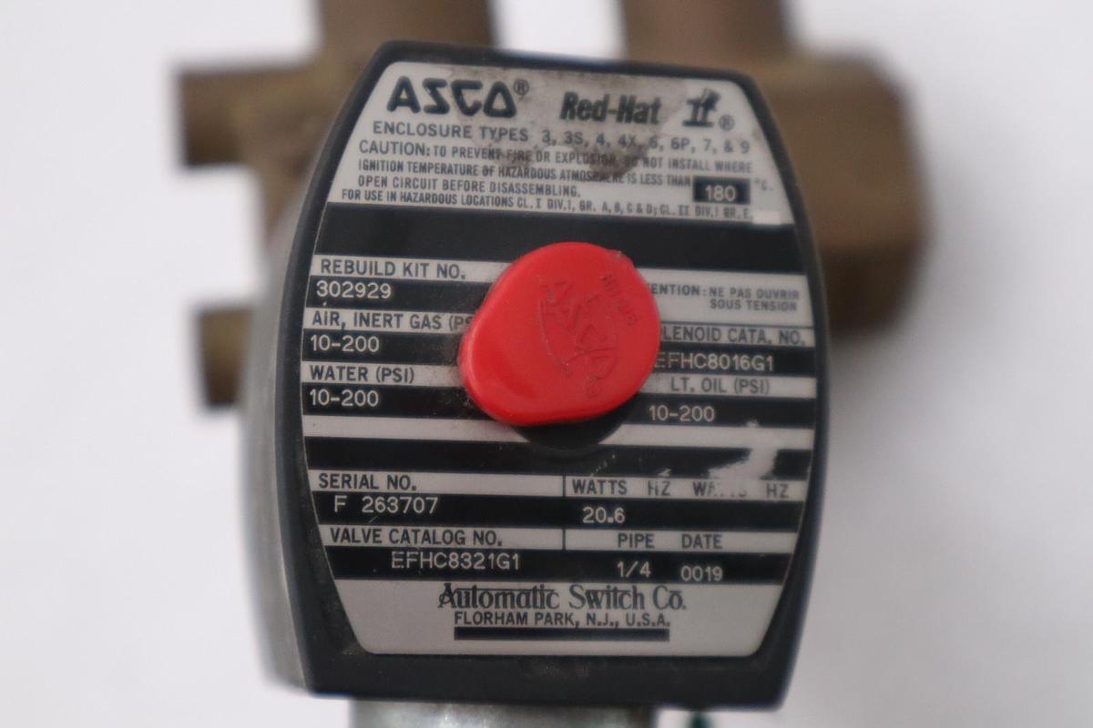 Used NEW ASCO EFHC8321G1 VALVE STOCK L-86C