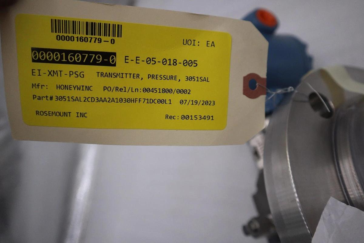 Rosemount 3051S / 3051SAL2CD3AA2A1030HFF71DC00L1 TRANSMITTER NEW UNIT #G377A