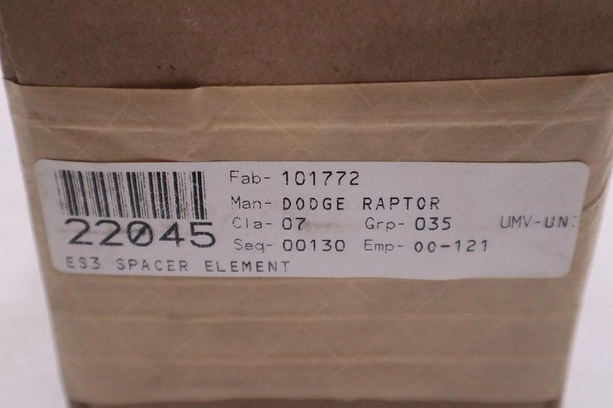 Used DODGE 101772 RAPTOR ES3-R SPACER ELEMENT - NEW UNIT - STOCK GF454A