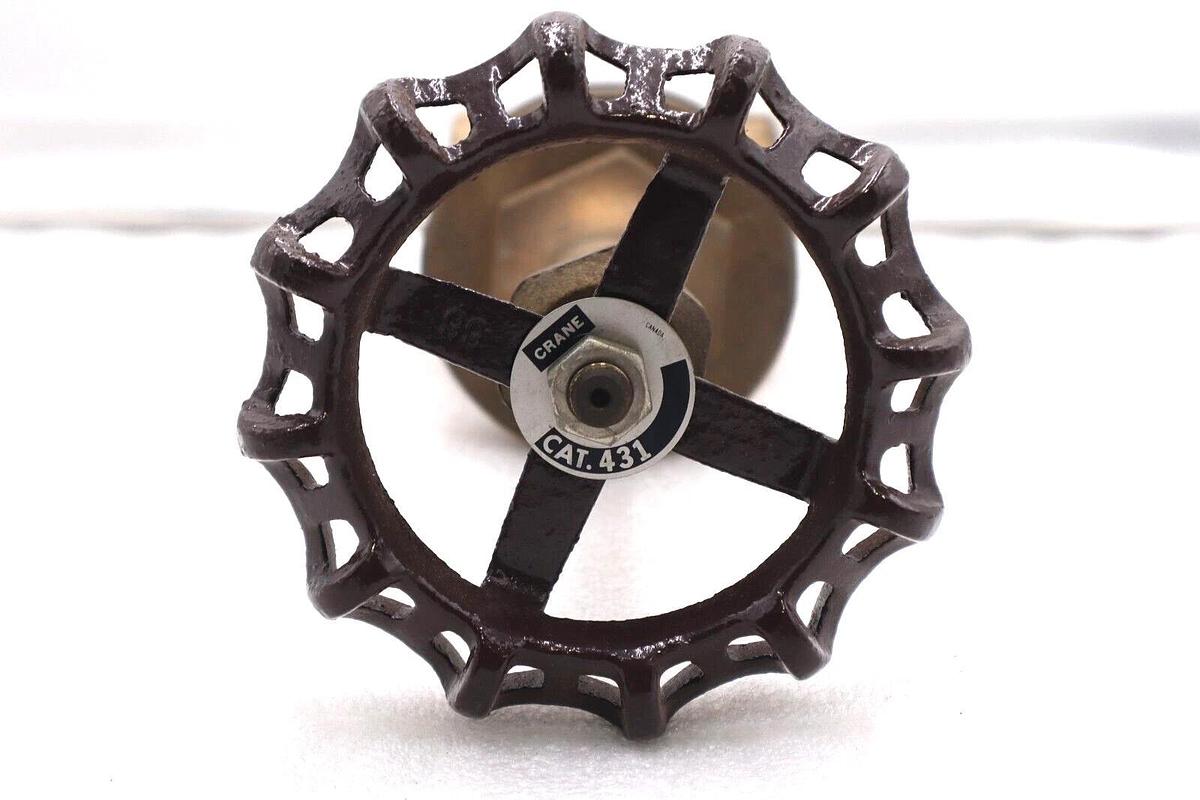 CRANE CAT. 431 BRONZE 2 1/2" RISING STEM VALVE. 150 S, 300 CWP #L-818