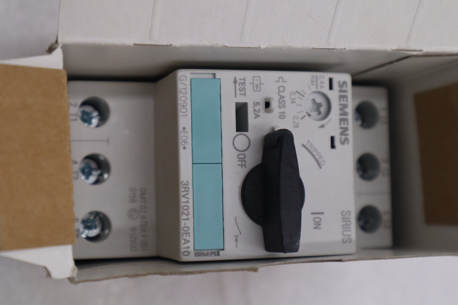 NEW SIEMENS 3RV1021-0EA10 0.4-0.28A NSNP STOCK L-398-C