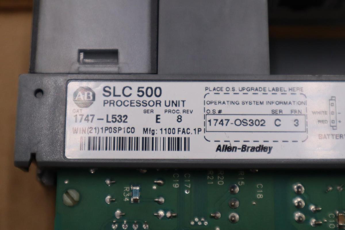 Used Allen Bradley 1747-L532 PROCESSOR MODULE SLC 500 CONTROLLER - STOCK GF48