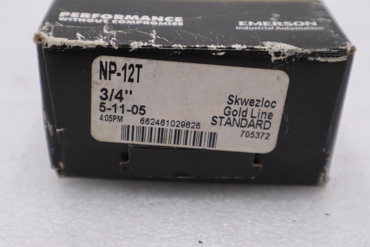 NEW OPEN BOX Sealmaster NP-12T Bearing 3/4" STOCK H927A