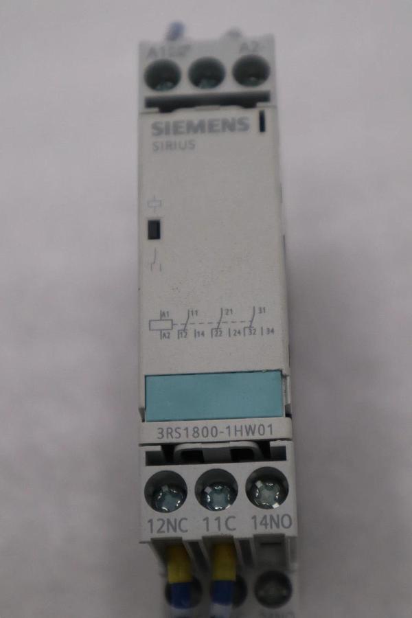 Used SIEMENS 3RS1800-1HW01 RELAY STOCK H1496A