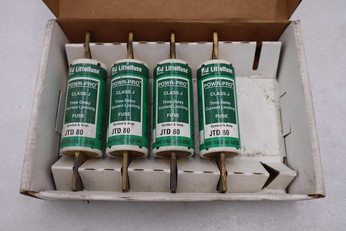 LOT OF 4 - LITTELFUSE JTD-80 / JTD80 - BRAND NEW - STOCK GF641A