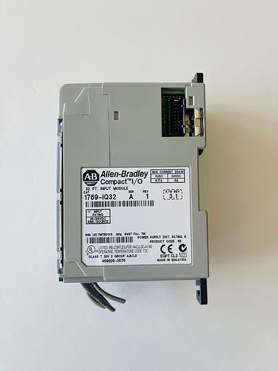 Used ALLEN-BRADLEY 1769-IQ32 SER.A COMPACTLOGIX I/O MODULE STOCK #K-636