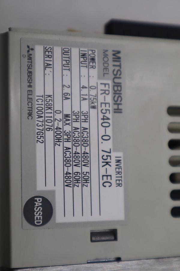 Used FR-E540-0.75K-EC, MITSUBISHI INVERTER STOCK 5021