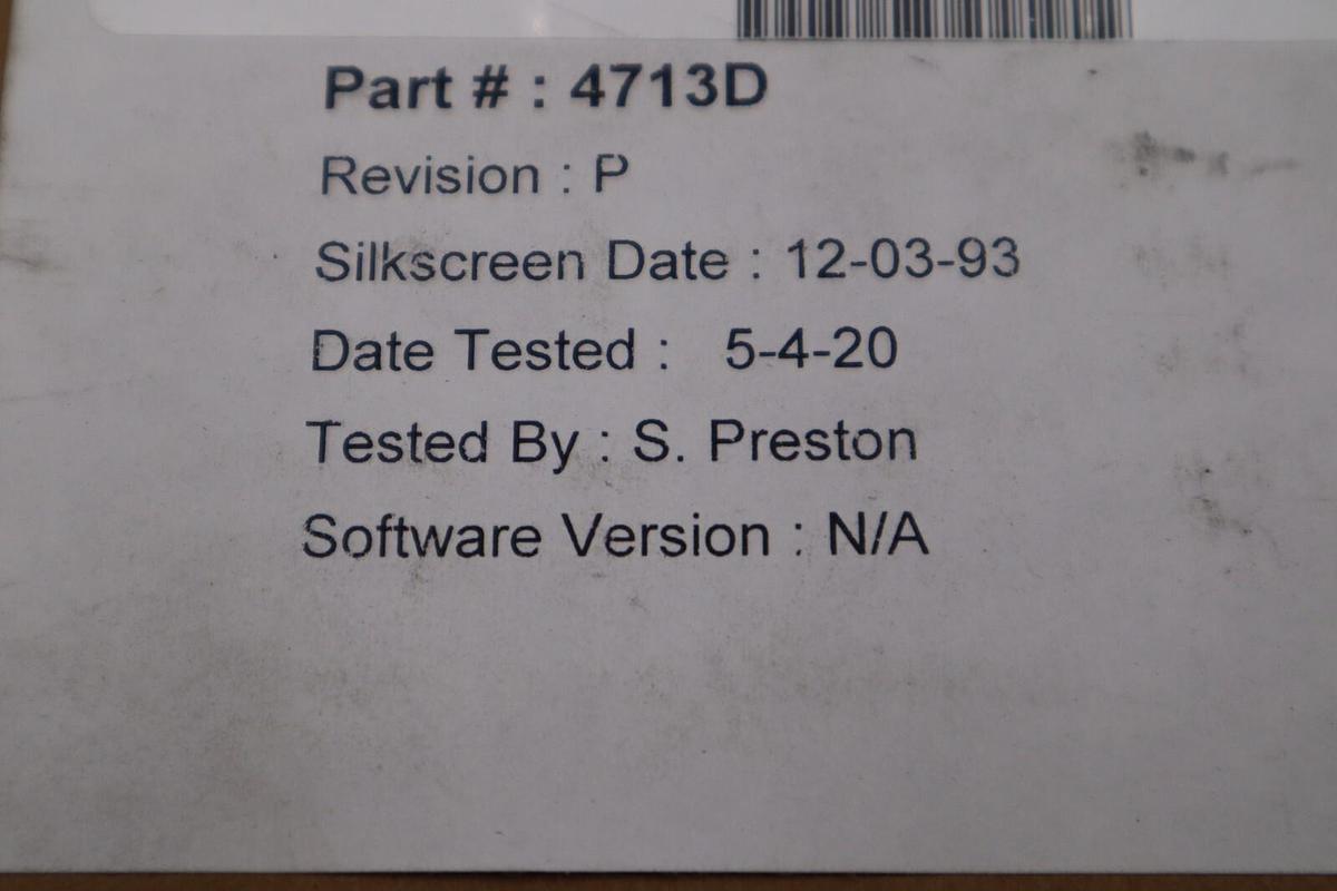Used NEW Stanley Black & Decker 4713D Network Interface Card STOCK H203A