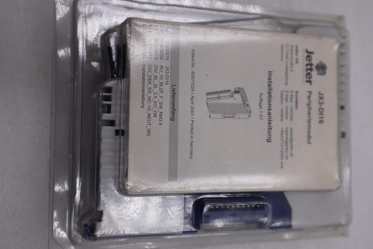 Jetter JX3-DI16 10000516 Expansion Module NEW UNIT STOCK H186A