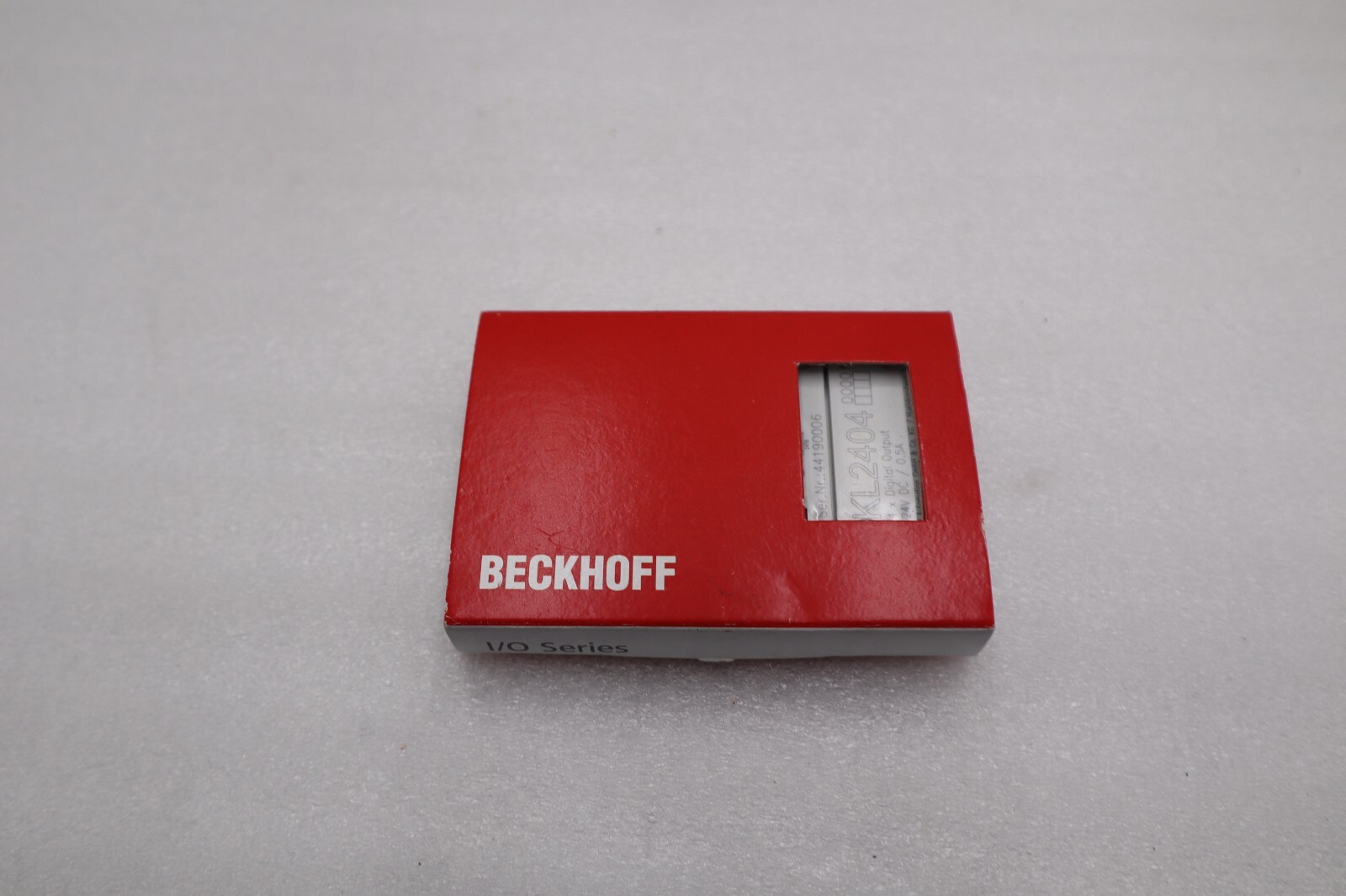 Used BECKHOFF KL2404 DIGITAL OUTPUT TERMINAL 2-WIRE 4-CHANNEL 4 OUTPUTS STOCK G936A