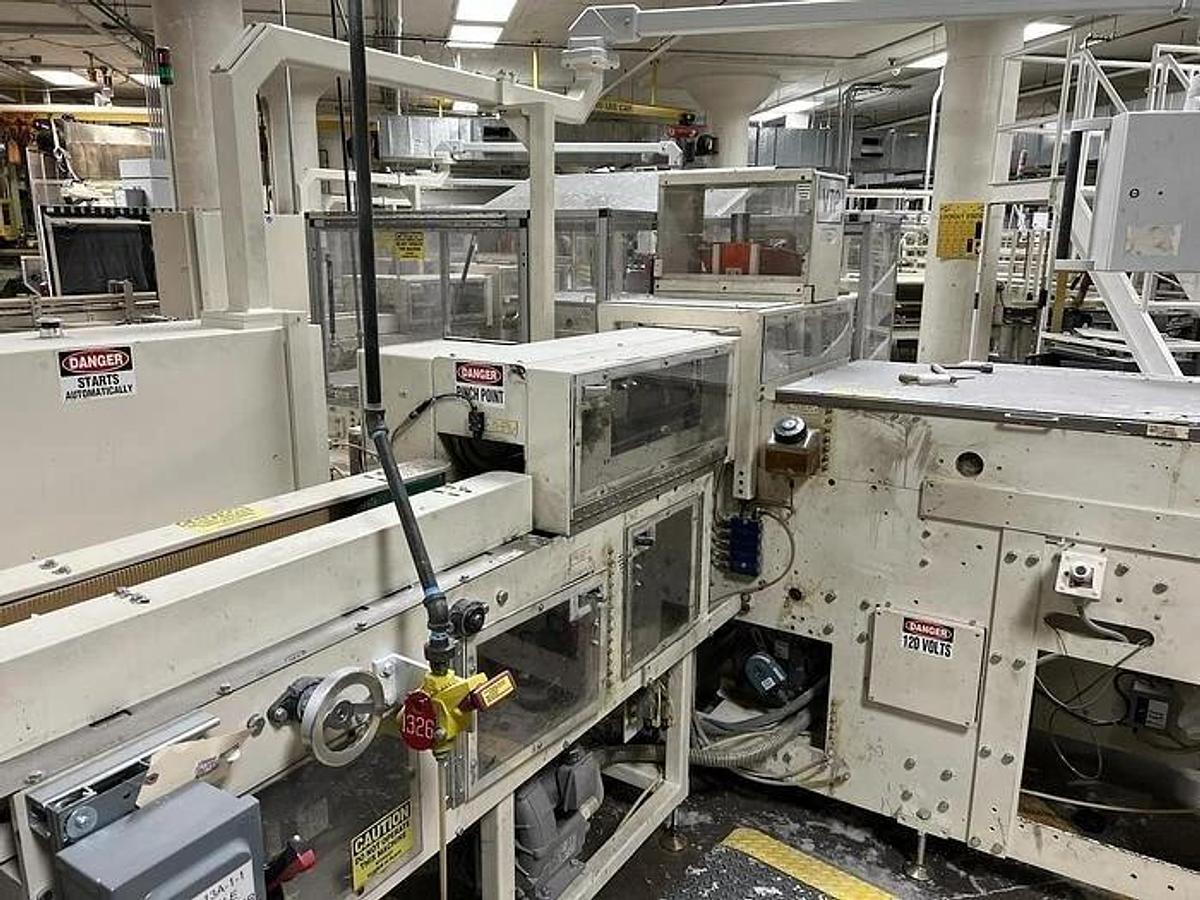 Used VTP VALLEY TISSUE PACKAGING MODEL 8450 SINGLE ROLL TISSUE WRAPPER