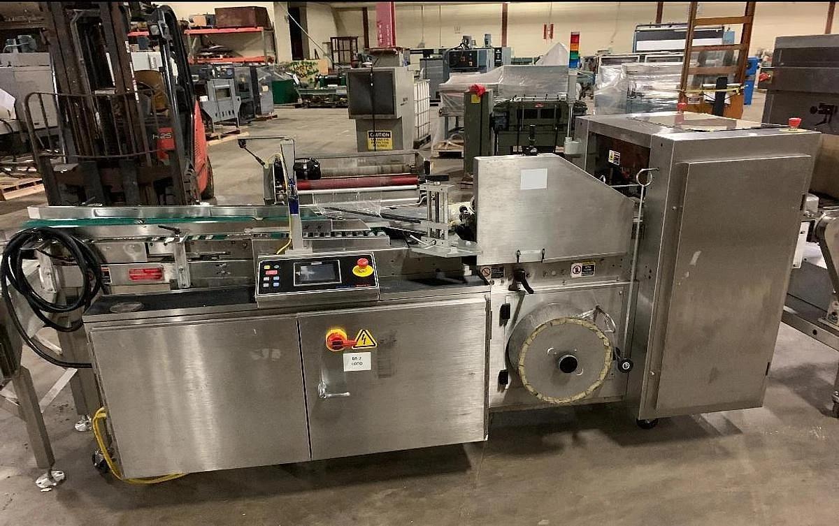 Used SHANKLIN F-1A CDA STAINLESS STEEL FOOD GRADE SIDE SEAL SHRINK WRAPPER