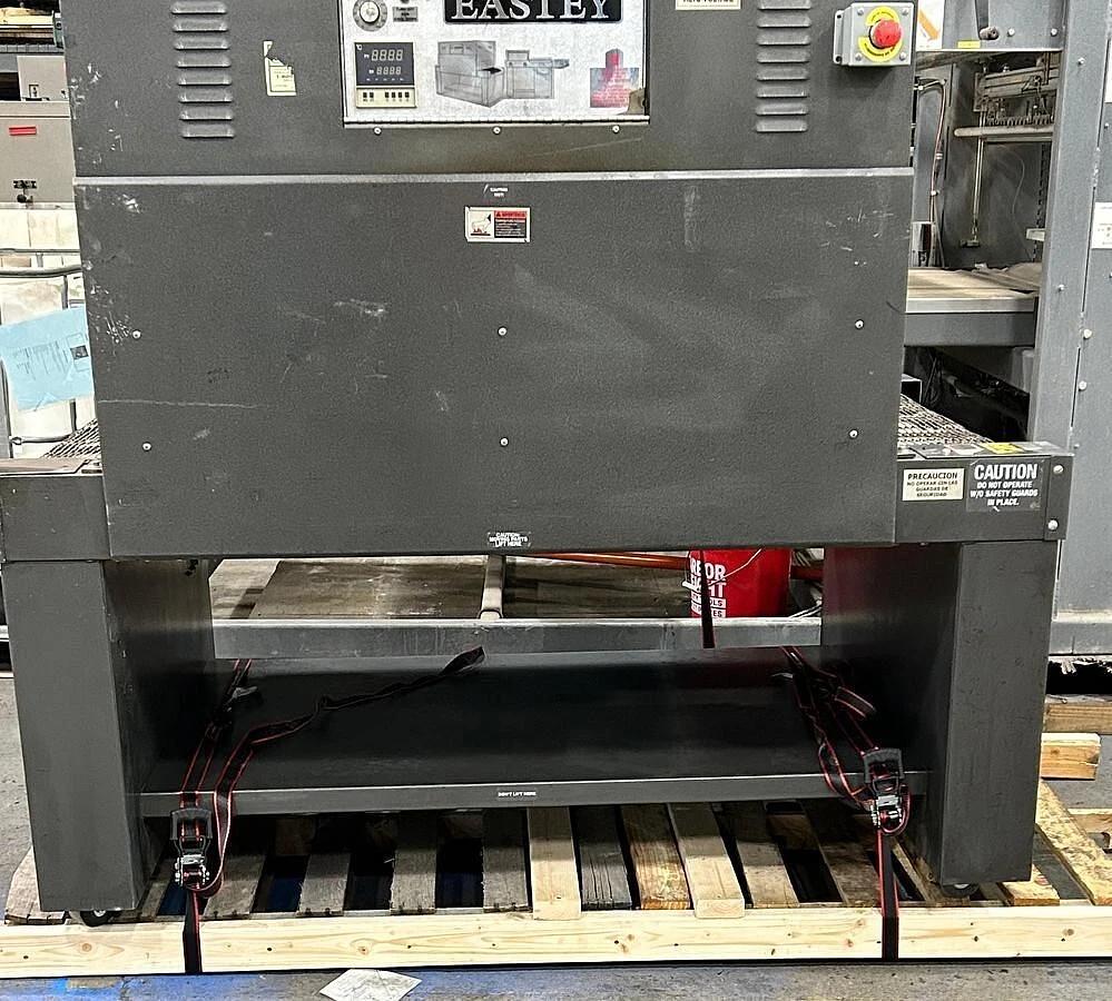 Used EASTEY LARGE CPAPACITY SEMI-AUTOMATIC SHRINK SYSTEM L BAR MODEL EM 4050-TKV