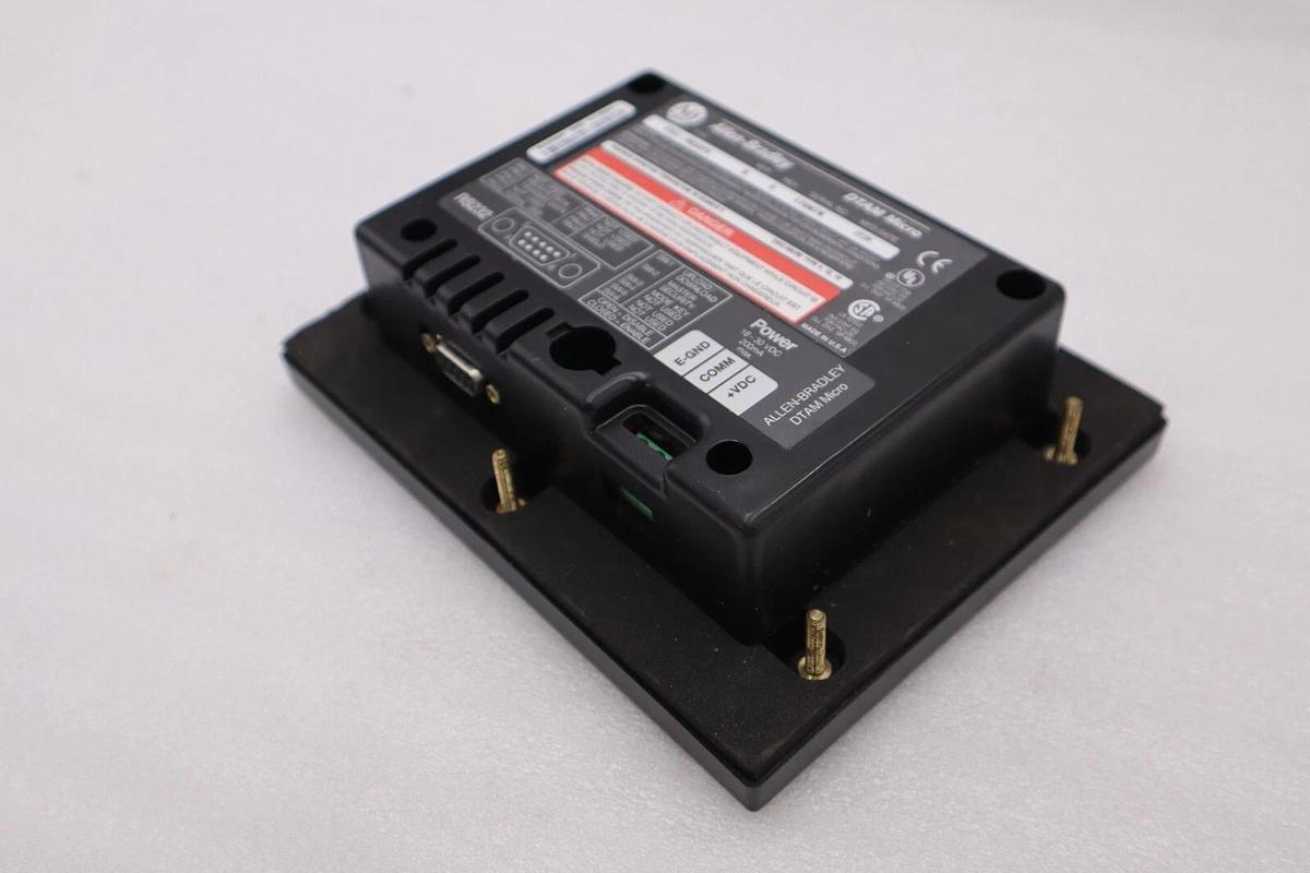 Used ALLEN BRADLEY DTAM MIRCO SCREEN 2707-M232P3 SER. D  REV. A NEW NO BOX STK H508A