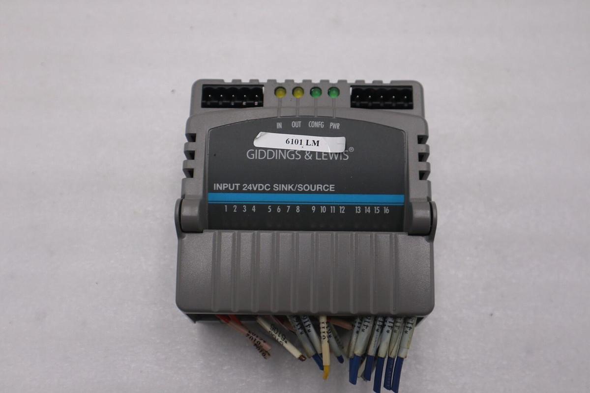 Used GIDDINGS & LEWIS M.1300.7372 R1 Input Module 24VDC SINK/SOURCE STOCK 628-D