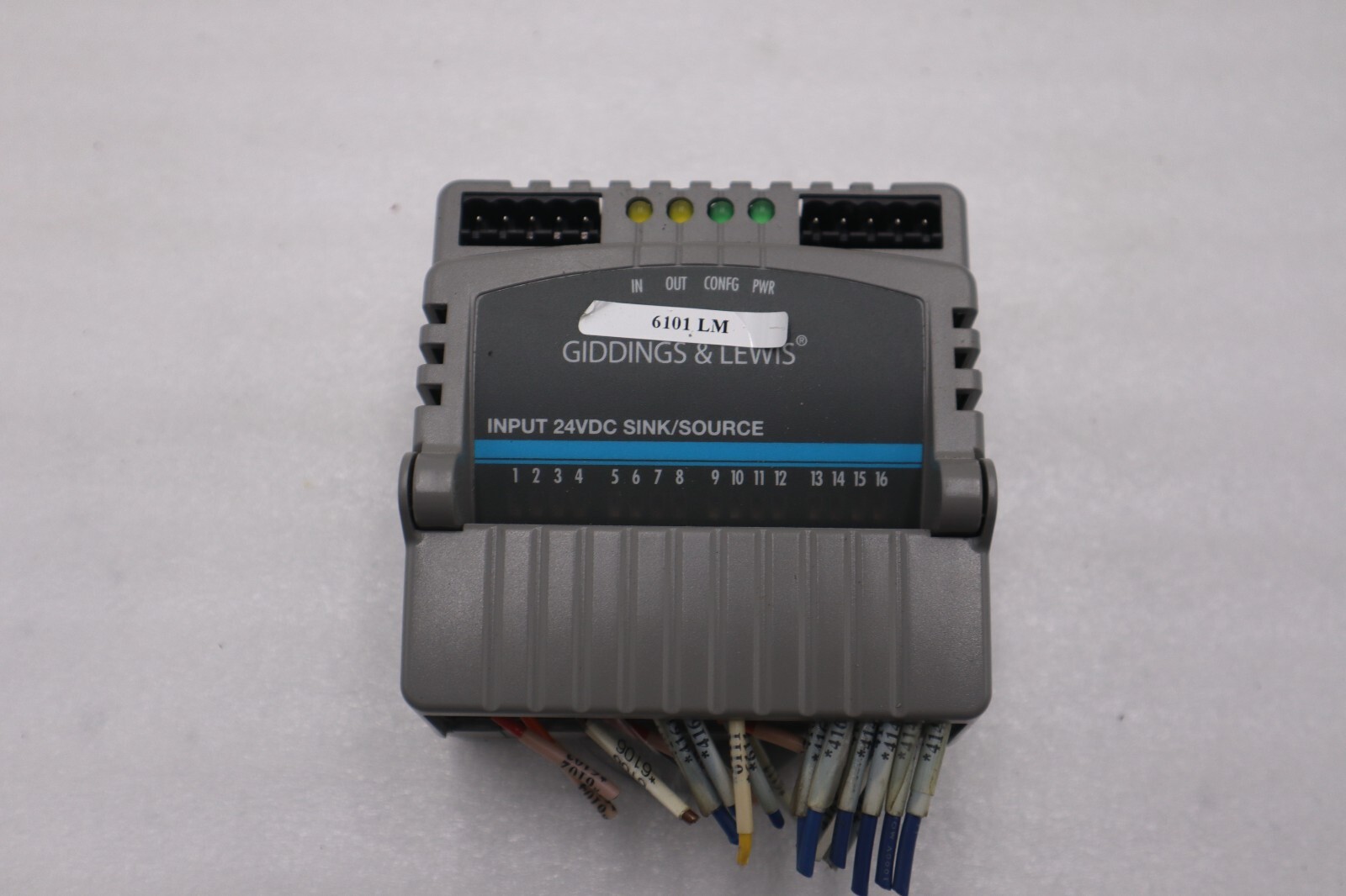 Used GIDDINGS & LEWIS M.1300.7372 R1 Input Module 24VDC SINK/SOURCE STOCK 628-D