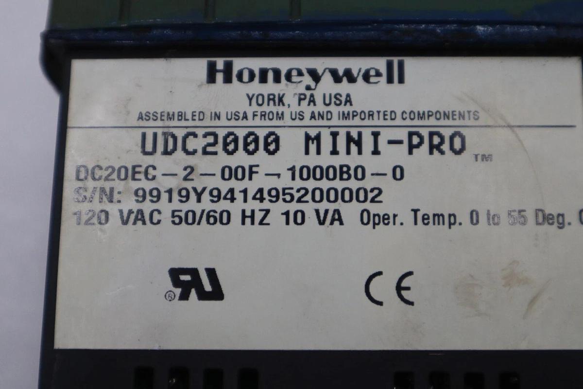 Used HONEYWELL DC20EC-2-00F-1000B0-0 CONTROLLER STOCK K-381-D